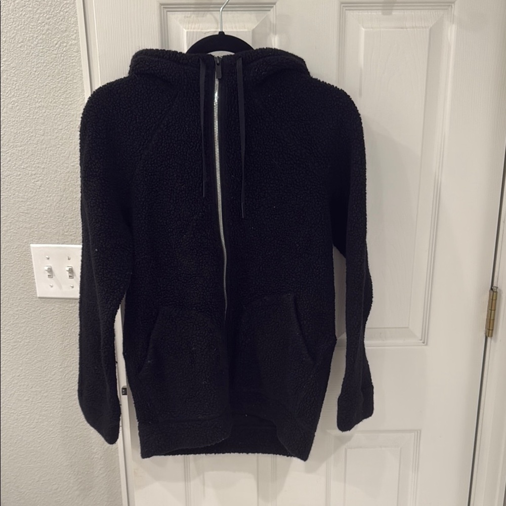 Lululemon Cozy Black Zip-Up Hoodie
